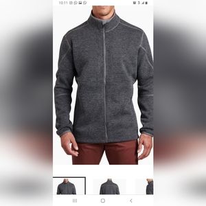 KüHL.. Born in the mountains gray alpaca,acrylic,polyester and Kashmira sweater.